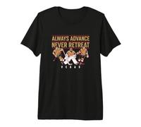 Always Advance Never Retreat - Las Vegas Hockey Premium T-Shirt