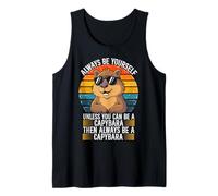 Always Be a Capybara - Inspirational Rodent Wisdom Tee Tank Top