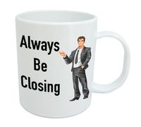 Always Be Closing Novelty Salesman Coffee Mug - Serendipity Vita Range - Each Mug Comes In An Individual Giftbox. Birthday, Christmas, Father's Day, Mother's Day, Work Colleague Gifts