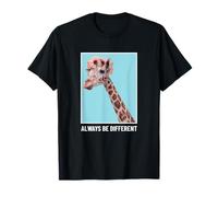 Always Be Different (Funny Giraffe Graphic) T-Shirt
