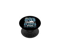 Always Be Nice To A Diver We Know Places Funny Diving PopSockets Adhesive PopGrip