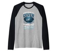 Always Be Nice to A Diver We Know Places Raglan Baseball Tee