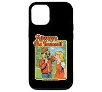 Always Be Yourself Retro Sci-Fi Horror Humor Alien Parody Case for iPhone 12/12 Pro