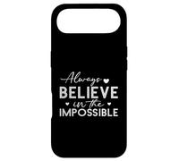 Always Believe In The Imposible Positive Quote Pun Case for iPhone Air