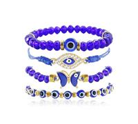 Always Believe in Yourself Butterfly Bracelet Adjustable Butterfly Stacking Bracelet Handmade Blue Friendship Natural Stone Butterfly Bracelet Evil Eye Stack Bracelet Cute Butterfly Charm Bracelets