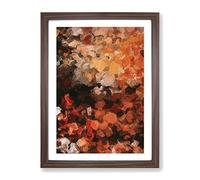 Always Belonging Abstract Framed Print | A2 Walnut Framed Wall Art | Ready to Hang | Abstract Fantasy Picture | Living Room Bedroom Lounge Office
