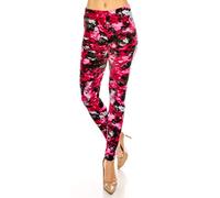 ALWAYS Casual Velvet Leggings Women - Buttery Soft Warm Winter Yoga Pants, 1910 / Tie Dye Pink, One Size Plus