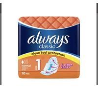 Always Classic Sanitary Towels Normal Wings, Mint, 1.9 kg