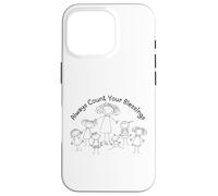 Always Count Your Blessings Mom With Kids Day Care Teacher Case for iPhone 16 Pro