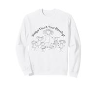 Always Count Your Blessings Mom With Kids Day Care Teacher Sweatshirt