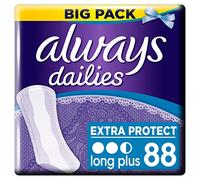 Always Dailies Pantiliners Extra Protect Long Plus - 88 pcs (480 g)
