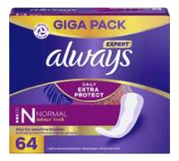 Always Expert Daily Extra Protection Normal Pantyliners 48 Count - Pack of 6