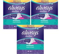 Always Dailies Fresh and Protect Normal Fresh Panty Liners || Pack 3