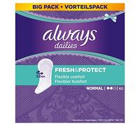 Always Dailies Fresh and Protect Normal Panty Liners Pads - Pack of 60