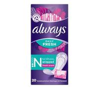 Always Dailies Liners Singles Normal Fresh Scent 20