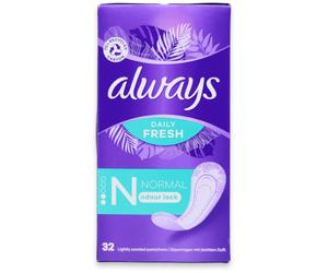 Always Dailies Normal Liners 32 Pack