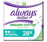 Always Dailies Cotton Protection Panty Liners Normal x 28
