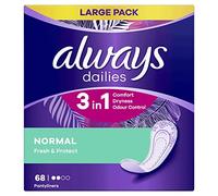 ALWAYS Dailies Panty Liners Normal UNSCENTED 68PK
