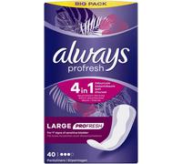 Always Daily Extra Protect Women's Pantiliners, Long (40 Pads), Giga Pack, Odour-Neutralising, Breathable, Flexible