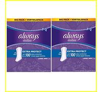 Always Dailies Panty Liners with Extra Protection - Large Pads - 2 x 46 Pads