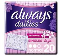 Always Dailies Singles To Go 20 Pantyliners Normal