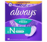Always Daily Fresh Normal Panty Liners Odour Lock 68Pads