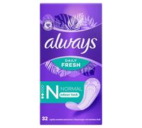 Always Daily Fresh Normal Panty Liners with Odour Lock 32 Pack