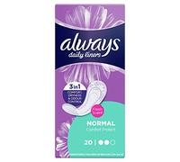Always Daily Liners Comfort Protect with Fresh Scent, Normal, 20 Count | Stay fresh throughout your day with Always Daily Liners offering a great combination of comfort and protection