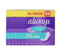 Always Daily Panty Liners Fresh Normal 94ct Assorted Packs