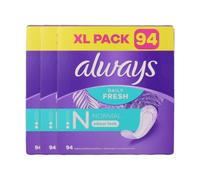 Always Daily Panty Liners Fresh Normal 94ct Assorted Packs