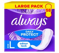 Always Daily Protect Long Panty Liners Odour Lock 58Liners