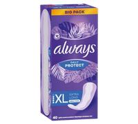 Always Daily Protect XL Extra Long Lightly Scented Pantyliners - 40 pcs
