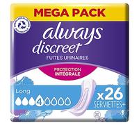 Always Discreet Incontinence Pads - Long x 26