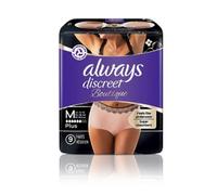 Always Discreet Boutique Incontinence Pants Women Beige Plus Medium 9 Pants