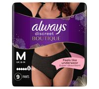 Always Discreet Boutique Incontinence Pants Women Black Plus M 9 Pants