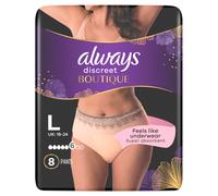 Always Discreet Boutique Incontinence Pants Women Large 8 Pants