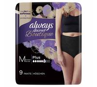 Always Discreet Boutique Underwear Incontinence Pants Medium Black x9
