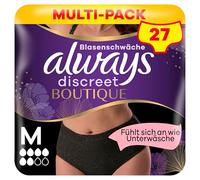 Always Discreet Boutique Underwear Incontinence Pants Medium Black x9