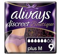 Always Discreet Boutique Underwear, Pack of 9