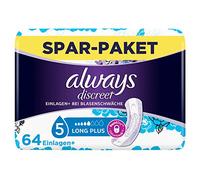 Always Discreet for Sensitive Bladder Long Plus Pads 64ct Ecommerce FFU