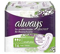 Always Discreet Sensitive Bladder Incontinence Pads Liners Small Plus Pack of 16