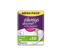 ALWAYS Discreet Incontinence 50 Pads Small (Pack of 1)