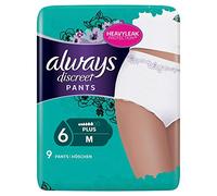 Always Discreet Incontinence Briefs Plus Size M, Single Pack (1 x 9 pcs)