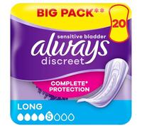 Always Discreet Incontinence Long Pads For Sensitive Bladder 20pk