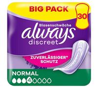 Always Discreet Incontinence Pads for Women Normal Pack of 30