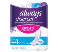 Always Discreet Incontinence Pads Long 10 pcs