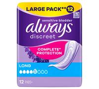 Always Discreet Incontinence Pads Long 12 pcs