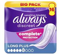 Always Discreet Incontinence Pads Long Plus 16 Count