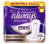 Always Discreet Incontinence Pads Maxi Comfort, 48 Pads