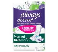Always Discreet Incontinence Pads Normal 12 Pcs